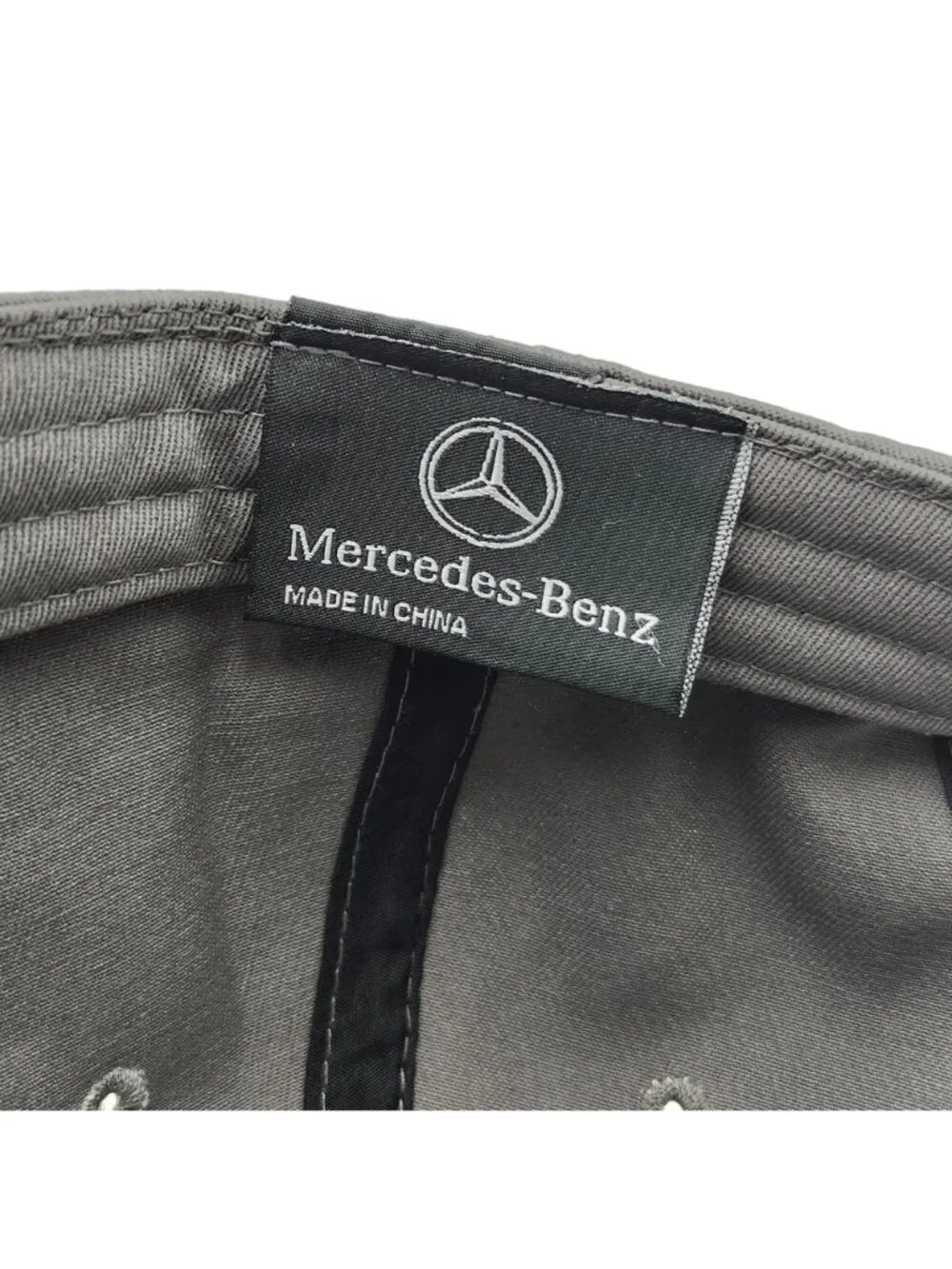 Mercedes-Benz Gray Adjustable Strap Baseball Cap Hat